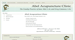 Desktop Screenshot of abelacupuncture.com